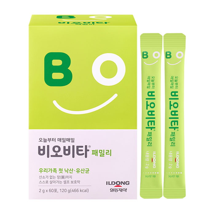 가성비 좋은 일동제약 비오비타 패밀리 낙산균 유산균 분말 스틱, 60포, 1박스 ··· 가성비 좋은 일동제약 비오비타 패밀리 낙산균 유산균 분말 스틱, 60포, 1박스 ···