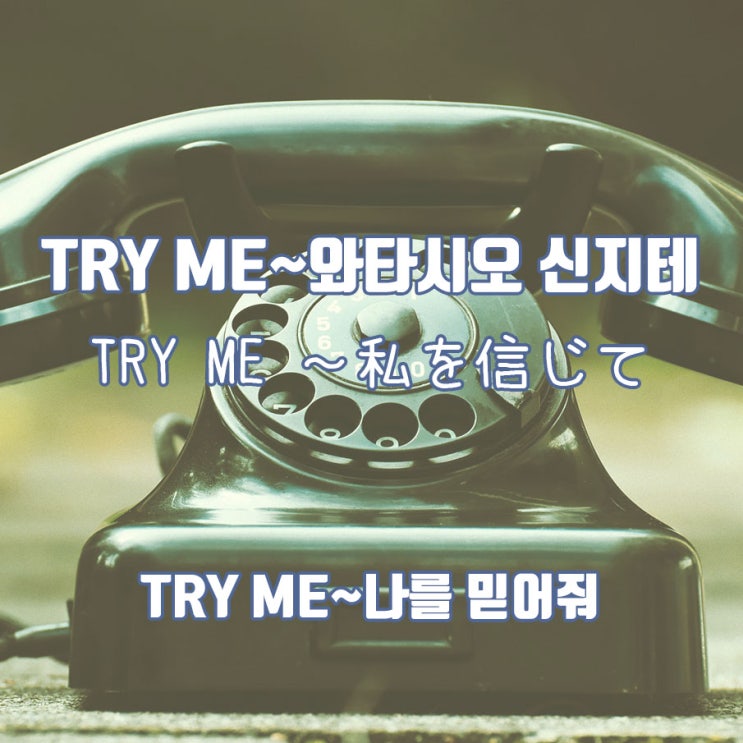  TRY ME ～私を信じて - TRY ME ～나를 믿어줘 3