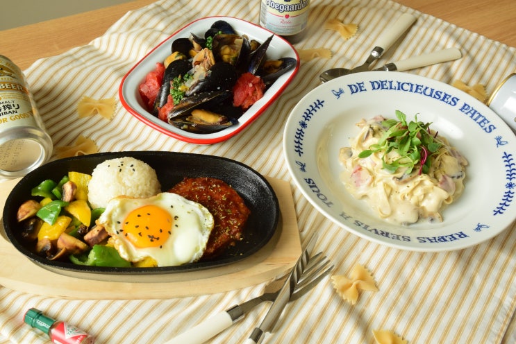  SK매직보더리스인덕션 으로 맛있는 저녁메뉴추천 파스타 만들기 해봤어요