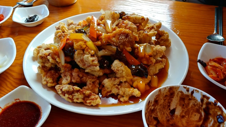 선각산 마이산 맛집(섬진각) - 탕수육 짬뽕 짜장면