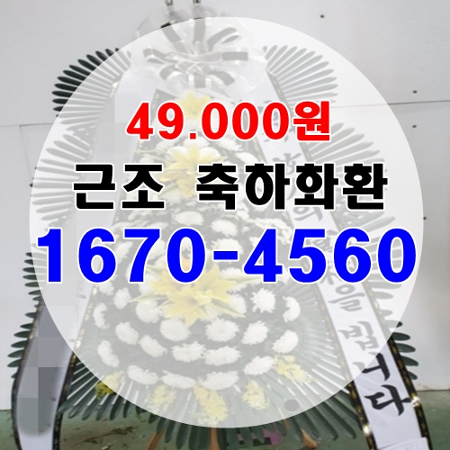 장례식장 조화 근조화환 전국배송 가능 49000원