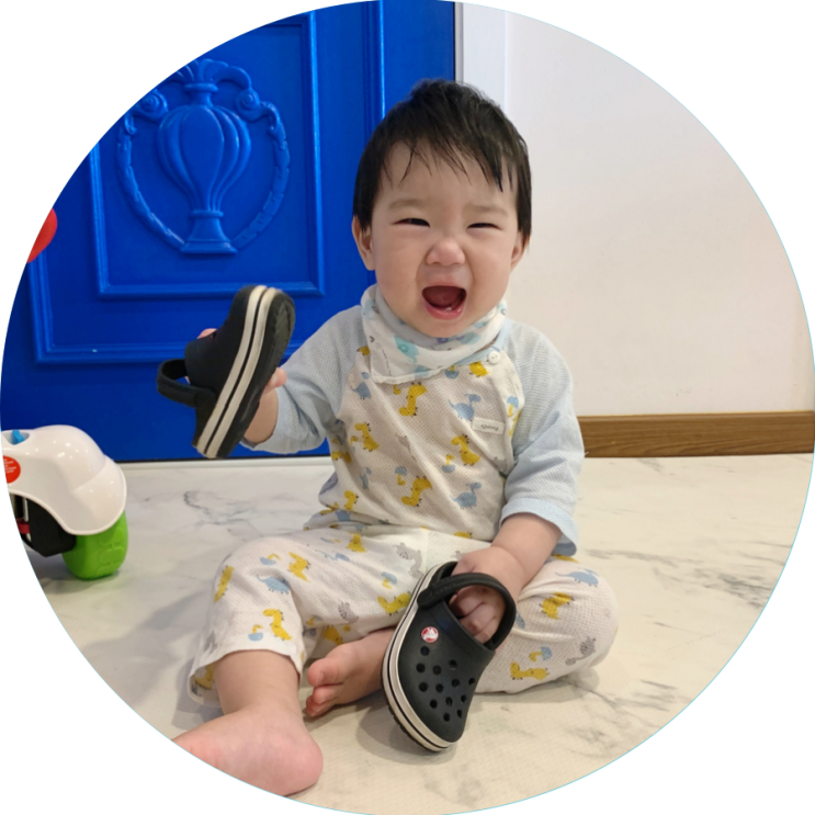  크록스 키즈 사이즈표, 벌써 신발이 작아졌어?