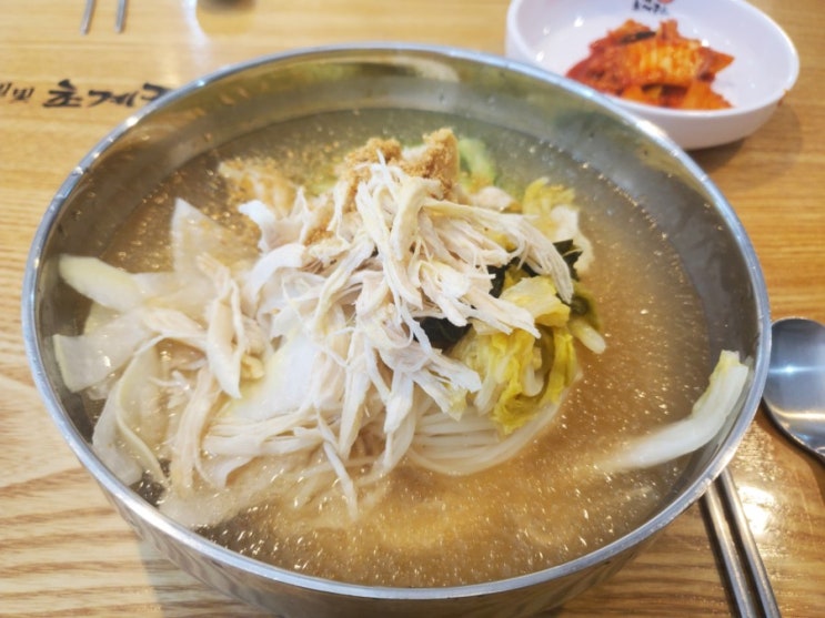  군산 수송동맛집 미사리밀빛 초계국수