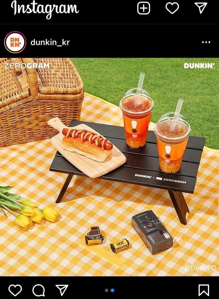 마감 던킨×제로그램 굿즈 롤테이블 사전예약 오픈! 5/14(금 ...