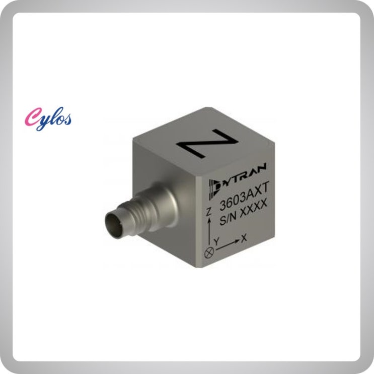  다이트란(Dytran) 로우패스(Lowpass) 적용된 삼축 진동센서(Tri-Axles Accelerometer) 진동가속도계 3603A3T 소개