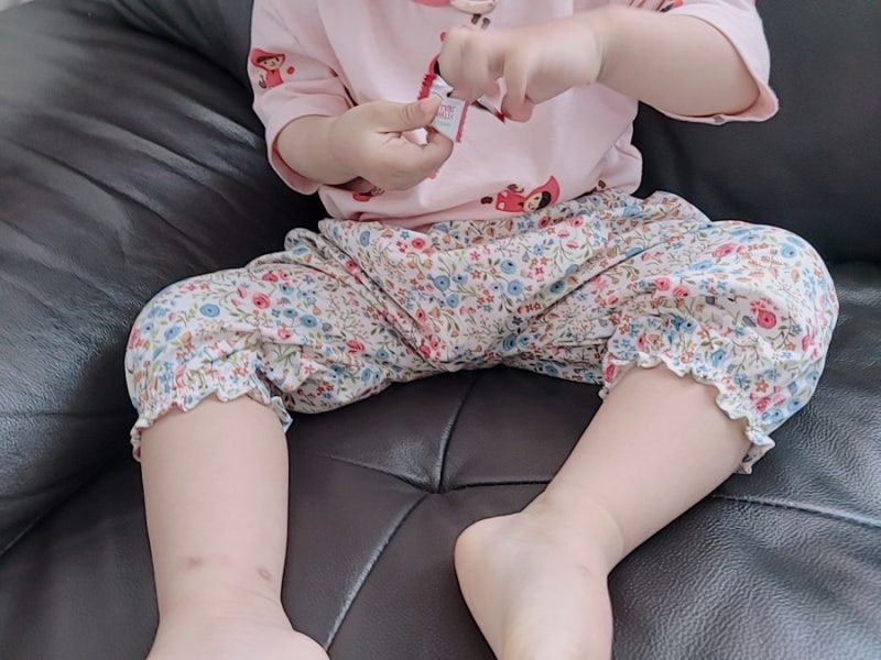 아동복쇼핑몰 꼼빠니베베 꼼무늬 아기고쟁이 아기몸빼바지