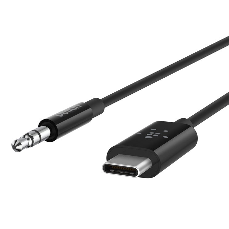 요즘 인기있는 벨킨 3.5mm 오디오 AUX to USB C타입 케이블 0.9m, F7U079bt03, 블랙 추천해요