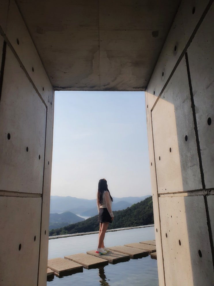  인생샷 찍을 수 있는 포토존이 있는 보령 예쁜 카페 갱스커피. 마운틴 뷰도 너무 좋아요.