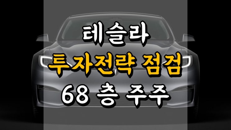  테슬라 투자 전략 점검 - 물려 있는 68 층 주주, 전기차 관련주