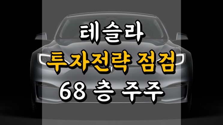 테슬라 투자 전략 점검 - 물려 있는 68 층 주주, 전기차 관련주