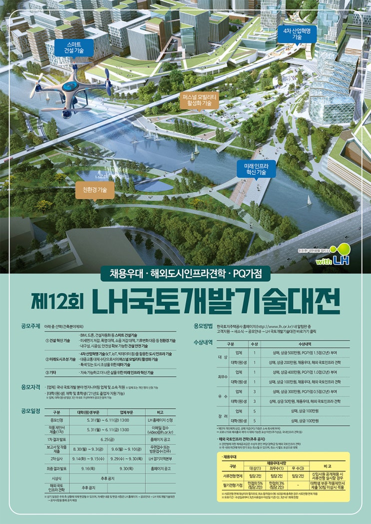 [대외활동 추천]LH국토개발기술대전(~2021.06.11)