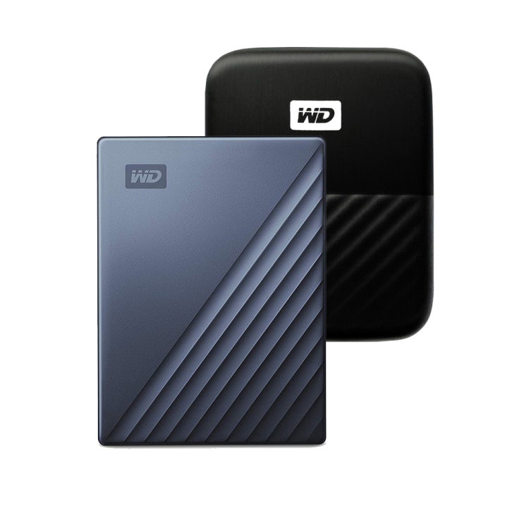 구매평 좋은 WD My Passport Ultra Type C 휴대용 외장하드 + 파우치, 5TB, 블루 ···