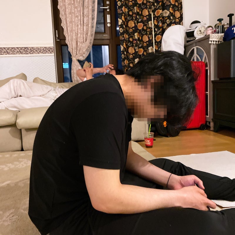 일자목 거북목 수건 베개 만들기 2가지 방법(+목 디스크)