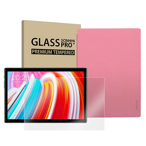 최근 많이 팔린 태클라스트 M40 태블릿PC + 강화유리 필름 + 전용 스탠드 커버 케이스 세트, 핑크 추천합니다