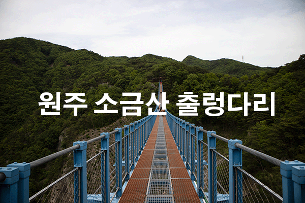 원주 가볼 만한 곳 소금산 출렁다리, 간현관광지 : 2021연말에 더욱 즐길 거리가 많아질 듯~?