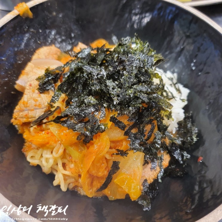  부천 상동 식사로도 술안주로도 좋은 김치찌개 돼지김치구이집! <백채김치찌개> 내돈내산 후기