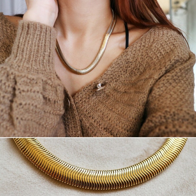 인기 급상승인 모스키코코 수입 10mm 이태리체인 스네이크 뱀줄목걸이 볼드 레이어드 좋아요 인기 급상승인 모스키코코 수입 10mm 이태리체인 스네이크 뱀줄목걸이 볼드 레이어드 좋아요