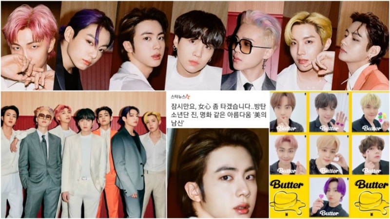 [BTS Jin] Heart-Fluttering Seokjinie and the Six Babies: BTS_Butter Teaser Photo 1 Released! / Article