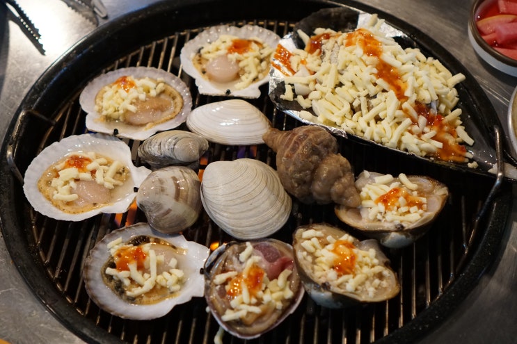 둔촌동역 맛집)친절하고 푸짐한 성내동 찐조개구이맛집 해왕조개전문