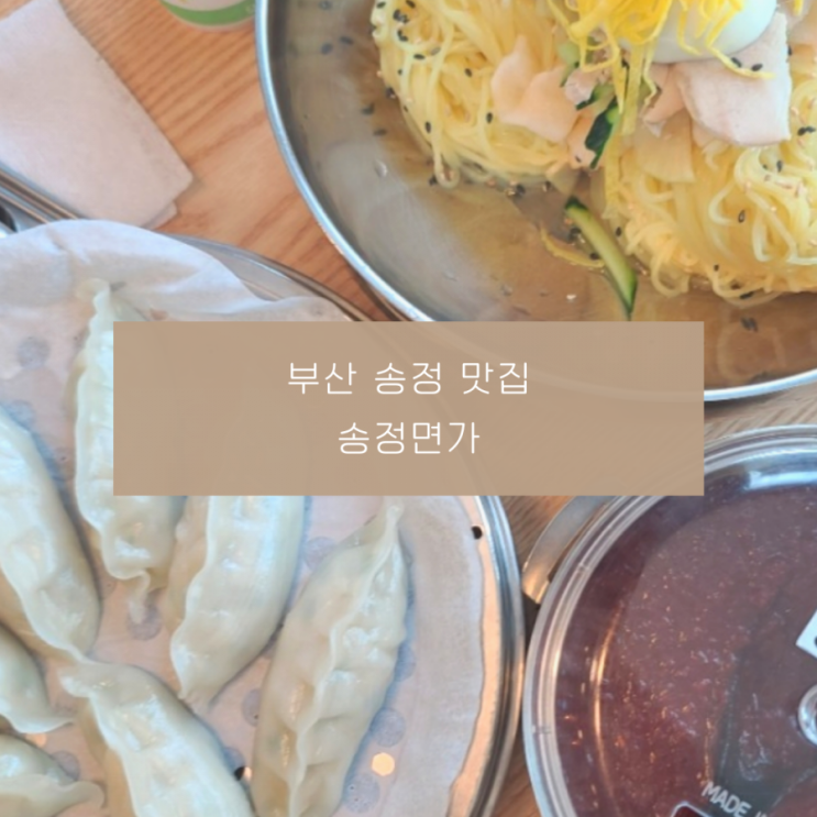 부산송정맛집 송정면가 가야밀면과 비교해본 후기 부산송정맛집 송정면가 가야밀면과 비교해본 후기