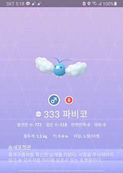  포켓몬고 5월 커뮤니티 데이 파비코 슈퍼리그와 이로치 메가 파비코리를 준비하라(XL 사탕 개체값 확인)