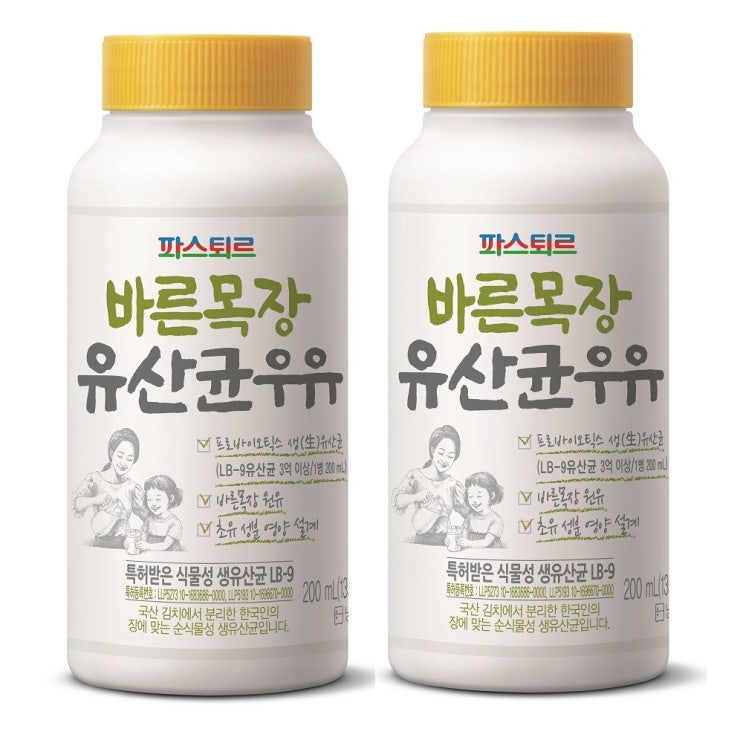 당신만 모르는 파스퇴르 아기우유 무항생제인증 바른목장 유산균우유 200ml, 24개 추천합니다