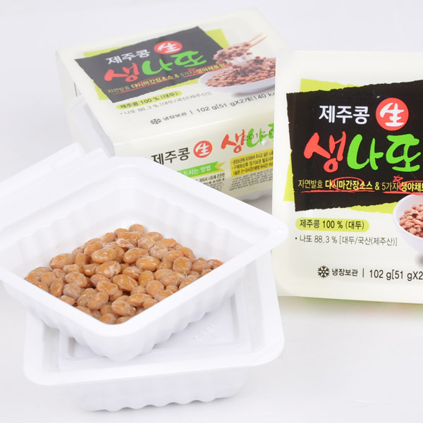 최근 많이 팔린 [으뜸엘] 국산 제주콩으로 만든 생나또(낫또), 51g, 12개 ···