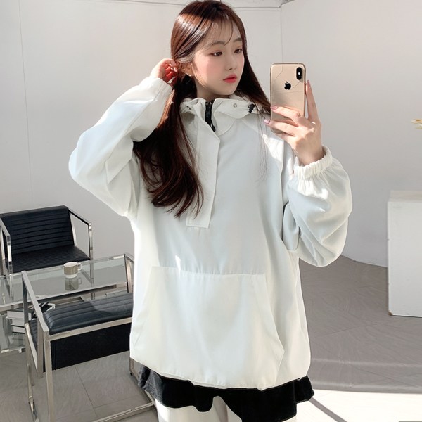 선호도 좋은 티데일리 남녀공용 터치라떼 아노락 오버핏 후드 반집업 바람막이 후드티 ··· 선호도 좋은 티데일리 남녀공용 터치라떼 아노락 오버핏 후드 반집업 바람막이 후드티 ···