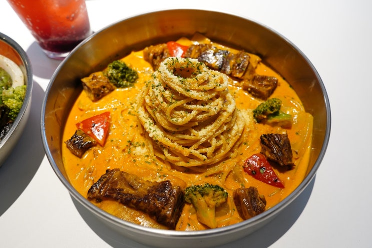  수원역 파스타 맛집 :: 바비레드 수원점 / 정말 맛있었던 레드크림 파스타와 바비 스테이크!