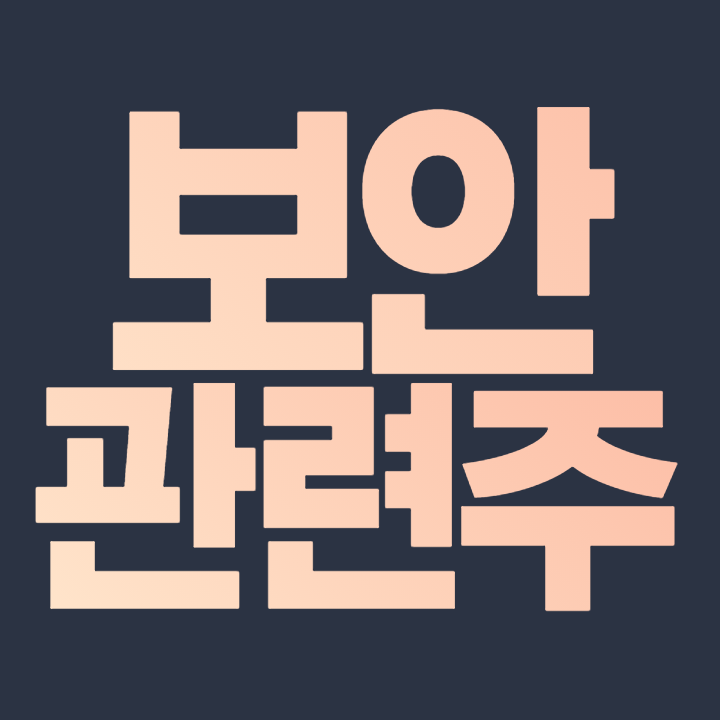  보안 관련주 총 정리 핵심 종목 대장주