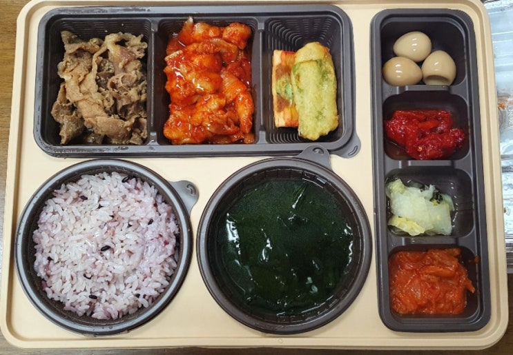  본도시락 바싹불고기닭구이 한상