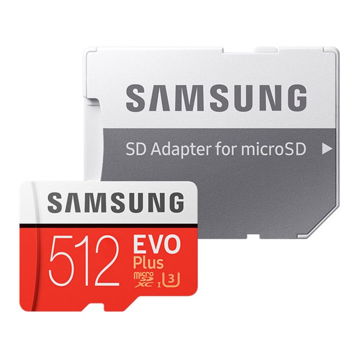 핵가성비 좋은 삼성전자 EVO PLUS 마이크로SD 메모리카드 MB-MC512HA/KR, 512GB ···