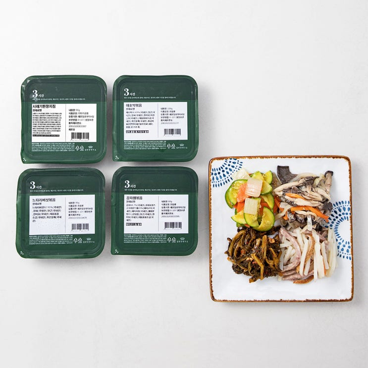 리뷰가 좋은 집반찬연구소 담백한 반찬 4종 감자햄볶음 80g + 애호박볶음 100g + 시래기된장지짐 90g + 느타리버섯볶음 90g, 1세트 추천합니다 리뷰가 좋은 집반찬연구소 담백한 반찬 4종 감자햄볶음 80g + 애호박볶음 100g + 시래기된장지짐 90g + 느타리버섯볶음 90g, 1세트 추천합니다