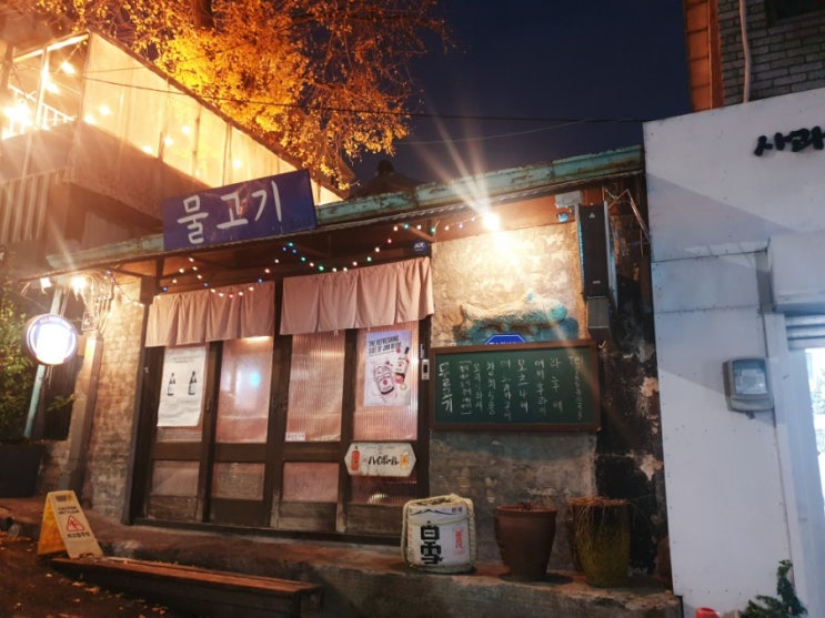  동인천 신포동 분위기 있는 술집  물고기