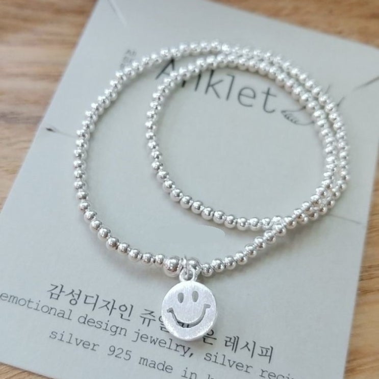후기가 정말 좋은 925실버 스마일 순은발찌 밴딩타입 한국산 2020신상 좋아요 후기가 정말 좋은 925실버 스마일 순은발찌 밴딩타입 한국산 2020신상 좋아요