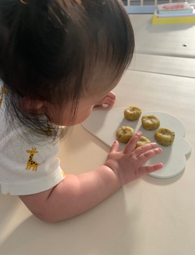 9개월아기- 고구마분유빵 / 아기간식