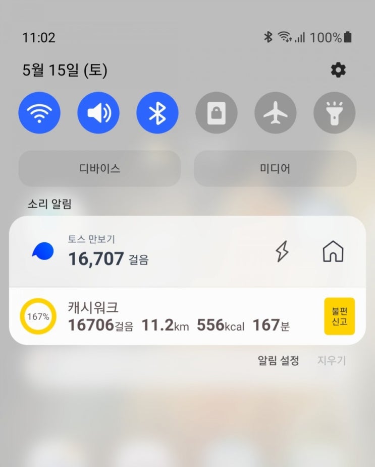  만보걷기D+18