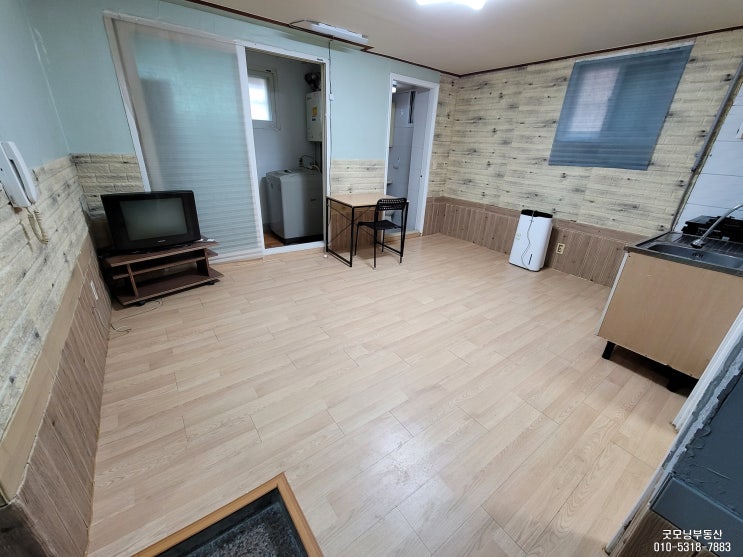  파주 탄현면 법흥리 1.5룸 월세 200/25만 넓은 거실에 깔끔한 안방에 베란다 있는 풀옵션 넓은 1.5룸