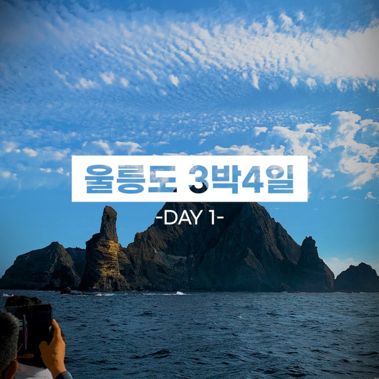  울릉도 뚜벅이 여행 3박 4일-DAY 1(묵호항/사동항 여객터미널/독도/위드 유/천금 수산)