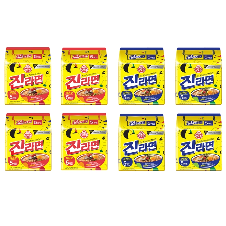 후기가 좋은 오뚜기 진라면 매운맛 120g*20p+순한맛 120g*20p 40개입, 40개 ··· 후기가 좋은 오뚜기 진라면 매운맛 120g*20p+순한맛 120g*20p 40개입, 40개 ···
