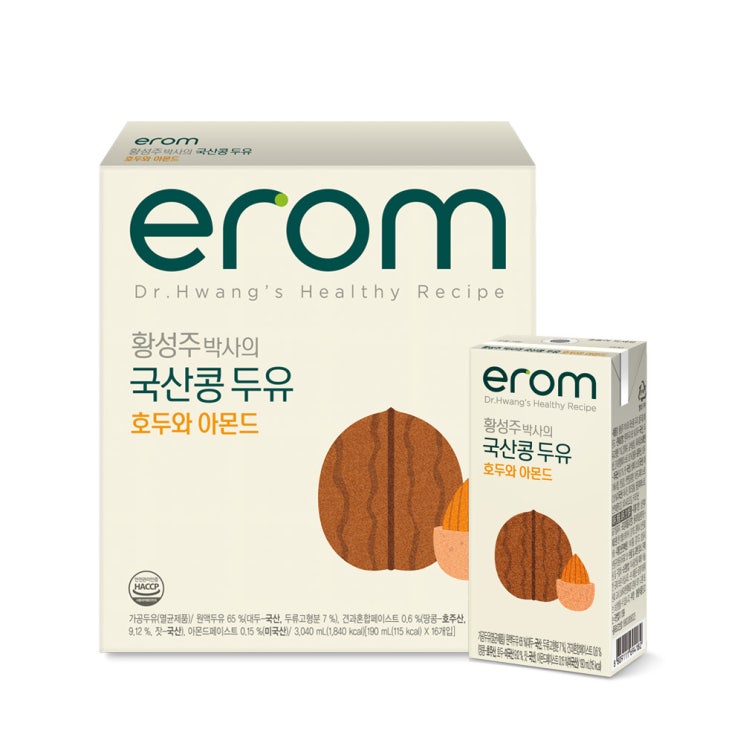 요즘 인기있는 이롬 황성주박사의 국산콩 두유 호두와 아몬드, 190ml, 16개 좋아요 요즘 인기있는 이롬 황성주박사의 국산콩 두유 호두와 아몬드, 190ml, 16개 좋아요