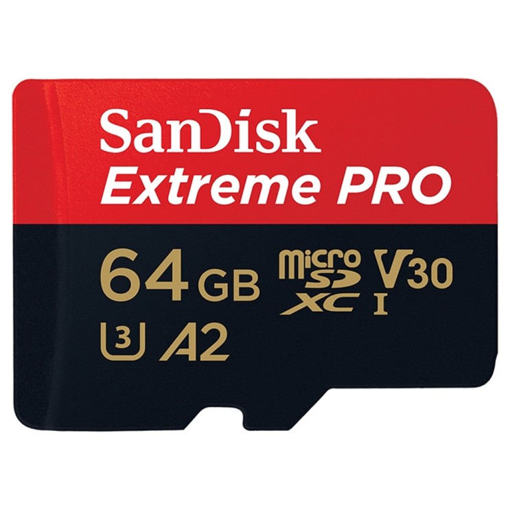 가성비 뛰어난 샌디스크 익스트림 프로 마이크로 SD카드 SDSQXCY, 64GB 추천합니다