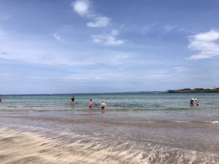  [제주동쪽여행] 에메랄드빛 색깔의 하도해변 - 제주 하도해수욕장