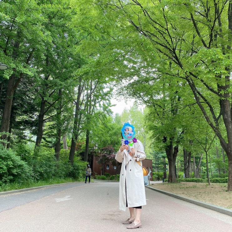 친구집 가는 길에 어린이대공원 산책쓰