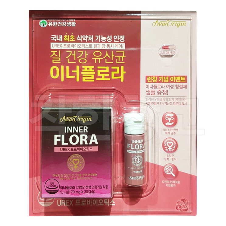  최근 인기있는 이너플로라 UREX 프로바이오틱스 30캡슐, 1세트 추천해요