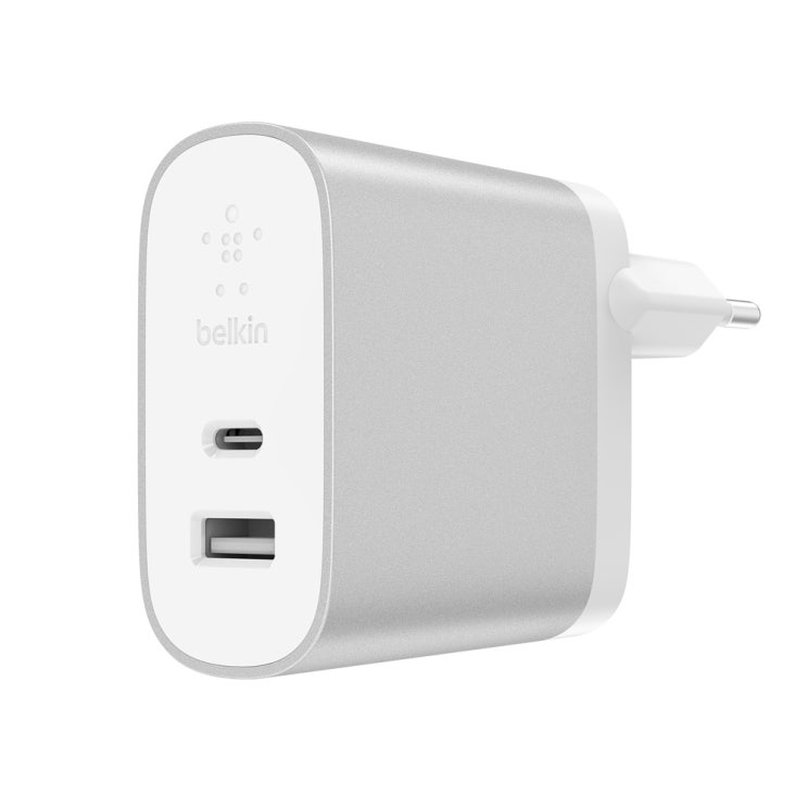 최근 많이 팔린 벨킨 부스트업 USB C타입 포트 27W + USB A포트 12W 듀얼 유선 멀티 충전기, 실버, 1개 ··· 최근 많이 팔린 벨킨 부스트업 USB C타입 포트 27W + USB A포트 12W 듀얼 유선 멀티 충전기, 실버, 1개 ···