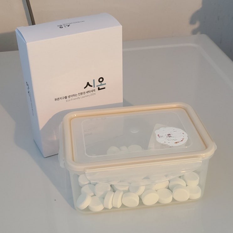  친환경 블루워시 고체 섬유유연제 추천 ! - 시온섬유유연제 리필용