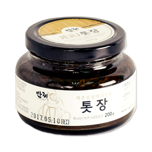 구매평 좋은 풍성한 제주해녀 톳짱아찌, 3통, 200g ···