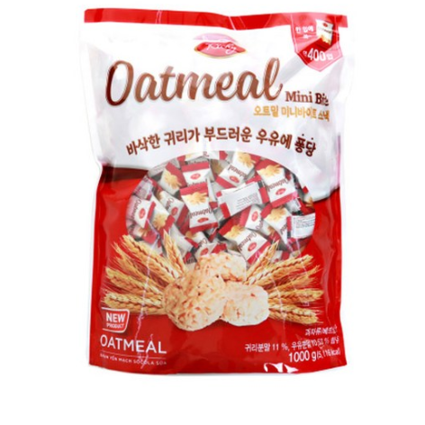 인기 많은 코스트코 간식 오트밀 미니바이트 1KG 대용량 간식, 3개, 1000g 추천합니다