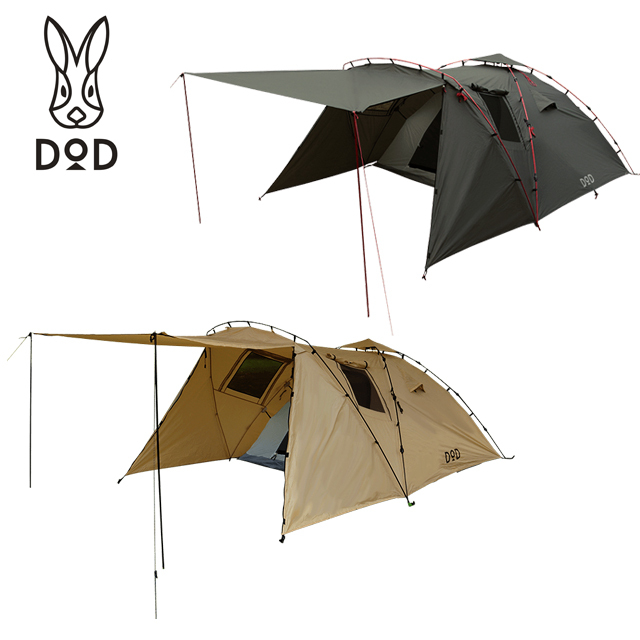 최근 많이 팔린 DOD 도플갱어 캠핑 라이더스 텐덤 텐트 T3-485, TAN 추천해요